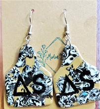 Load image into Gallery viewer, Handmade Clay Ear/Cow Tag Earrings - Branded
