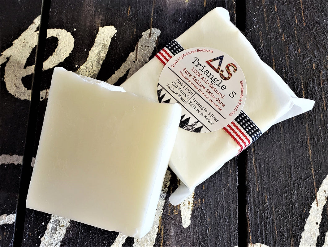 Just Plain Old School Homemade Tallow Soap