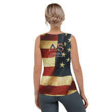 Load image into Gallery viewer, 1776 American Flag Patriotic Womens Tank Top
