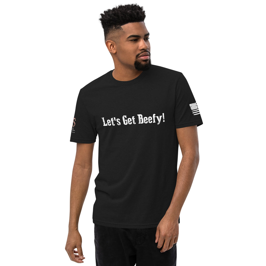 Lets Get Beefy Mens Eco-Friendly t-shirt
